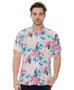 Imagem de Camisa Social Masculina Estampada Floral Manga Curta