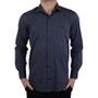 Imagem de Camisa Social Masculina Highstil ML Slim Fit Cinza - 012647