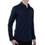 Imagem de Camisa Social Masculina Luiz Eugenio ML Slim Fit Azul - G374