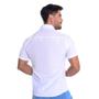 Imagem de Camisa Social Masculina Manga Curta Tricoline Slim Fit Branco