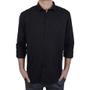 Imagem de Camisa Social Masculina Milani ML Slim Semi Preta - 34024