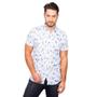 Imagem de Camisa Social Masculina Slim Casual Teodoro Linho Despojada