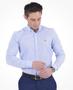 Imagem de Camisa Social Masculina Slim Listra Azul