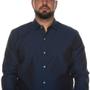 Imagem de Camisa Social Teodoro Masculina ML Plus Size Algodão Casual