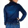Imagem de Camisa Sol Jeans Manga Longa Elástico Cintura com Lycra