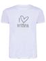 Imagem de Camisa T-shirt Branca Vitoria Unissex Adulta 