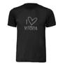 Imagem de Camisa T-shirt Preta Vitoria Unissex Infantil