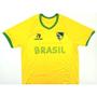 Imagem de Camisa Topper Brasil Amarelo Licenciada Adulto Unissex Ref 8522001