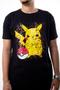 Imagem de Camisa Tshirt Pikachu Pokemon Adulto