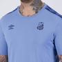 Imagem de Camisa Umbro Santos Concentração 2024 Azul