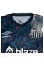 Camisa Umbro Santos Oficial 3 2023 Feminina - Torcedora Imagem de Camisa Umbro Santos Oficial 3 2023 Feminina - Torcedora