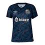 Camisa Umbro Santos Oficial 3 2023 Feminina - Torcedora Imagem de Camisa Umbro Santos Oficial 3 2023 Feminina - Torcedora