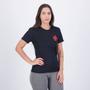Camisa Vasco Crisp Feminino Preta - Braziline Imagem de Camisa Vasco Crisp Feminino Preta