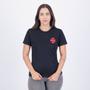 Camisa Vasco Crisp Feminino Preta - Braziline Imagem de Camisa Vasco Crisp Feminino Preta
