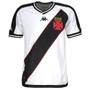 Imagem de Camisa Vasco Oficial Kappa Infantil II 24/25 - Branco e preto