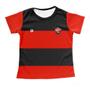 Imagem de Camisa Vitória Baby Look Bebê Listrada Oficial