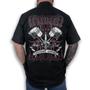 Imagem de Camisa Workshirt Preta Mecânico Customs Garage Auto Part No Remorse