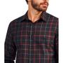 Imagem de Camisa Xadrez Acostamento Classic OU24 Preto Masculino