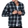 Imagem de Camisa xadrez masculina premium manga longa