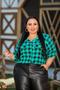 Imagem de Camisão xadrez em viscose disponível nos tamanhos G1,G2 e G3 PLUS size cores lindíssimas 