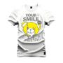 Imagem de Camiseta 100% Algodão Premium Estampada Your Smile