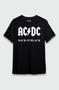 Imagem de Camiseta ACDC AC/DC Preta back in black rock and roll OF0169 RCH