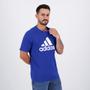 Imagem de Camiseta Adidas Big Logo Azul e Branca