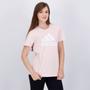 Imagem de Camiseta Adidas Big Logo Feminina Rosa