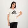 Imagem de Camiseta Adidas Logo Feminina Branca e Preta