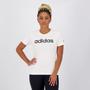 Imagem de Camiseta Adidas Logo Linear Feminina Branca