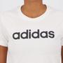 Imagem de Camiseta Adidas Logo Linear Feminina Branca