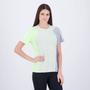 Imagem de Camiseta Adidas Own The Run Colorblock Feminina Verde