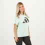 Imagem de Camiseta Adidas Run It Feminina Verde e Preta