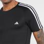 Imagem de Camiseta Adidas Techfit 3 Listras Masculina