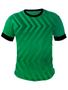 Imagem de Camiseta Adulta Esportiva Malha Dry Verde com preto