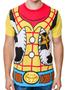 Imagem de Camiseta adulta Toy Story Sheriff Woody Cowboy Costume (pequena, amadeirada)