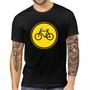 Imagem de Camiseta Adulto Preta Bicicleta Bike Ciclista Trilha