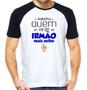 Imagem de Camiseta advinha quem vai ser irmão mais velho camisa raglan