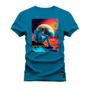 Imagem de Camiseta Agodão T-Shirt Unissex Premium Macia Estampada Nasa Style