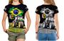 Imagem de Camiseta Agro é Top Meninas Infantil Blusa Pecuaria Roça