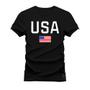 Imagem de Camiseta Algodão 30.1 Premium Estampada USA Bandeira