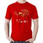 Imagem de Camiseta Algodão Árvore Flores E Animais - Foca na Moda