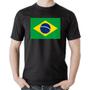 Imagem de Camiseta Algodão Bandeira Brasil - Foca na Moda