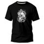 Imagem de Camiseta Algodão Básica Premium Estampa Digital Skull Flow