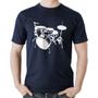 Imagem de Camiseta Algodão Bateria Música Baterista - Foca na Moda