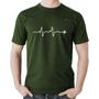 Imagem de Camiseta Algodão Batimentos Cardíacos Viagem - Foca na Moda