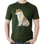 Imagem de Camiseta Algodão Cachorro Shiba Inu - Foca na Moda