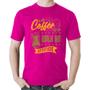 Imagem de Camiseta Algodão Coffee With An Attitude - Foca na Moda