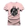 Imagem de Camiseta Algodão Estampada Moda StreetWear Lobo Espada