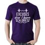 Imagem de Camiseta Algodão Excuses Do'nt Burn Calories - Foca na Moda